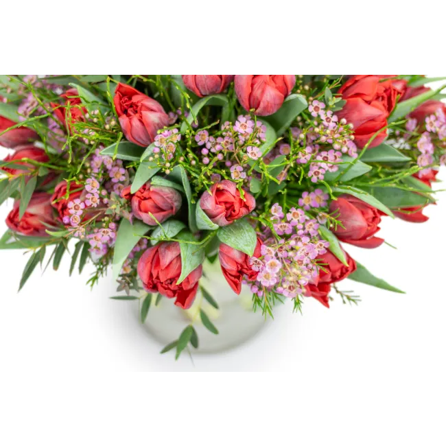 Bouquet of premium tulips